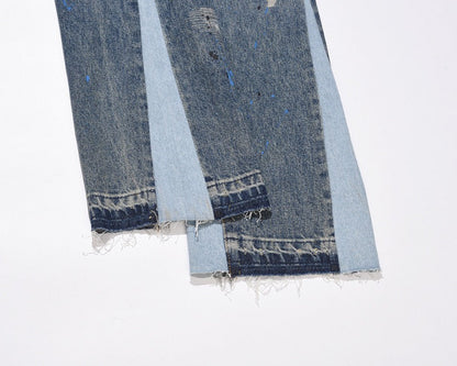 Denim Évasé Wavy