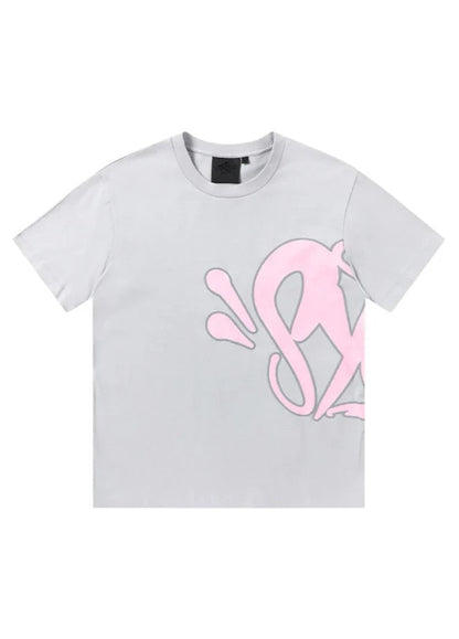 Ensemble Court Graffiti Gris/Rose