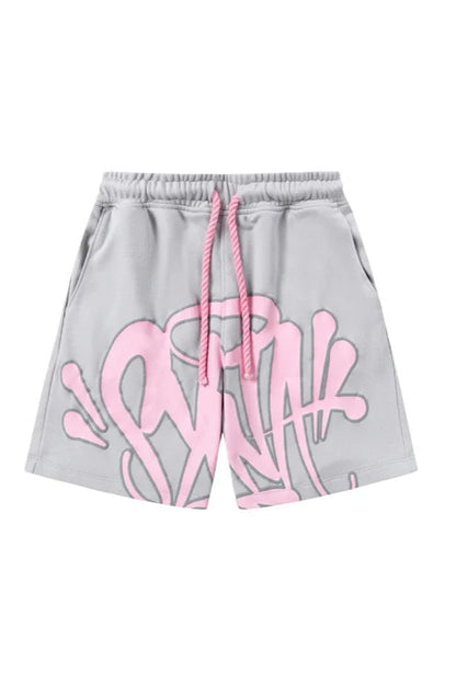 Ensemble Court Graffiti Gris/Rose