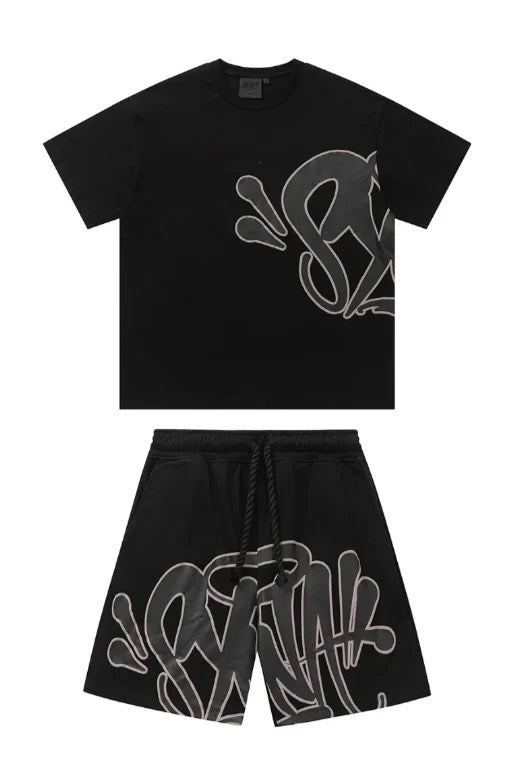 Short Set Graffiti Noir