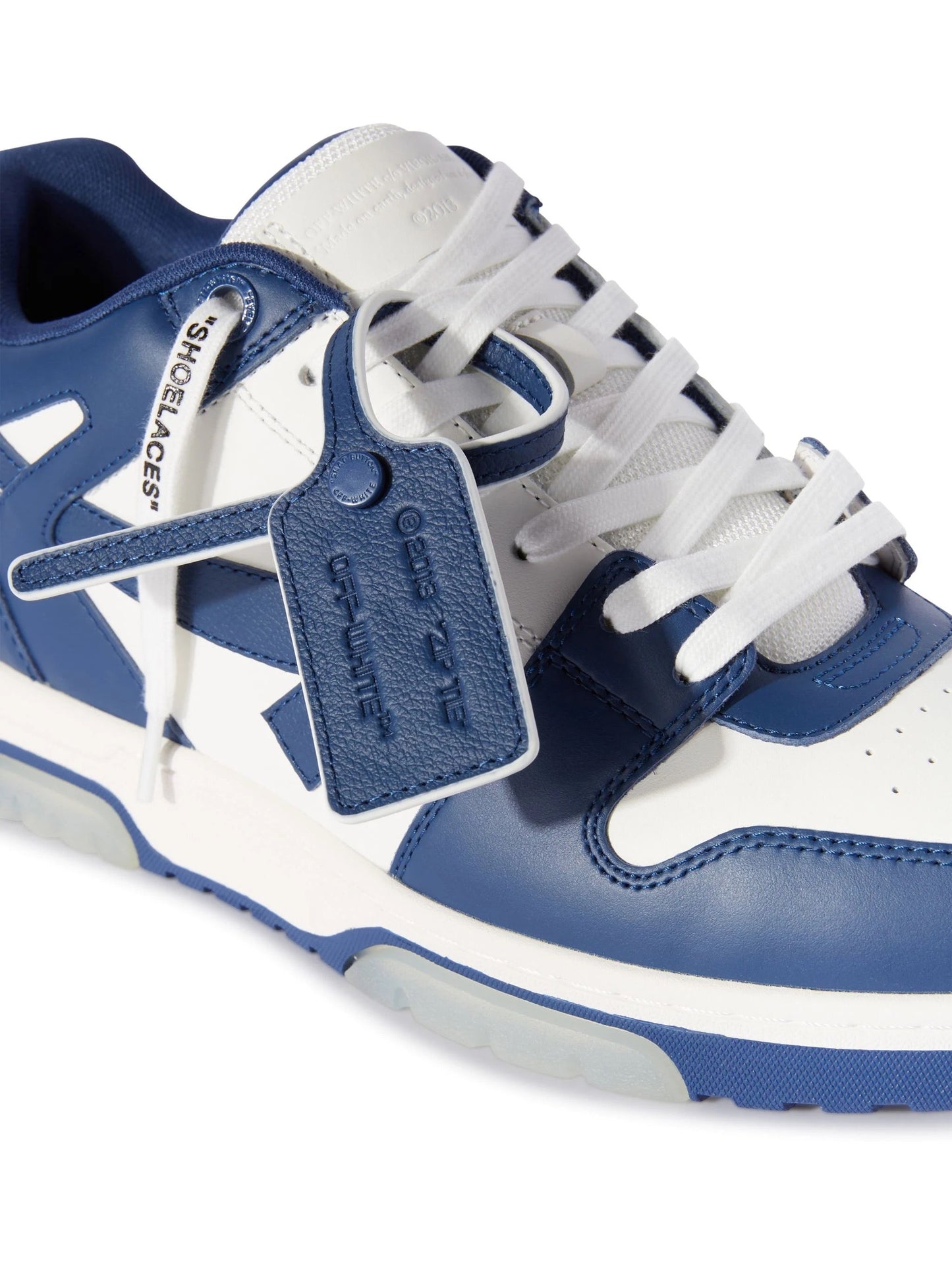 Sneaker Off Bleu/Blanc