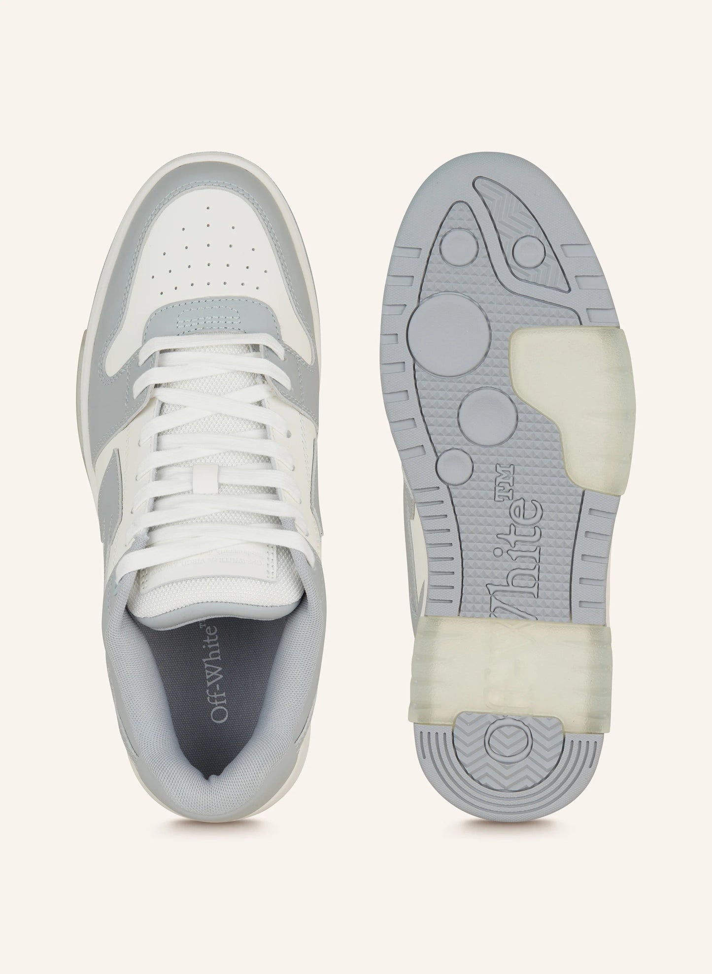 Sneaker Off Gris/Blanc
