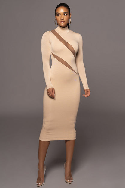 Robe Giluna avec Détails en Maille