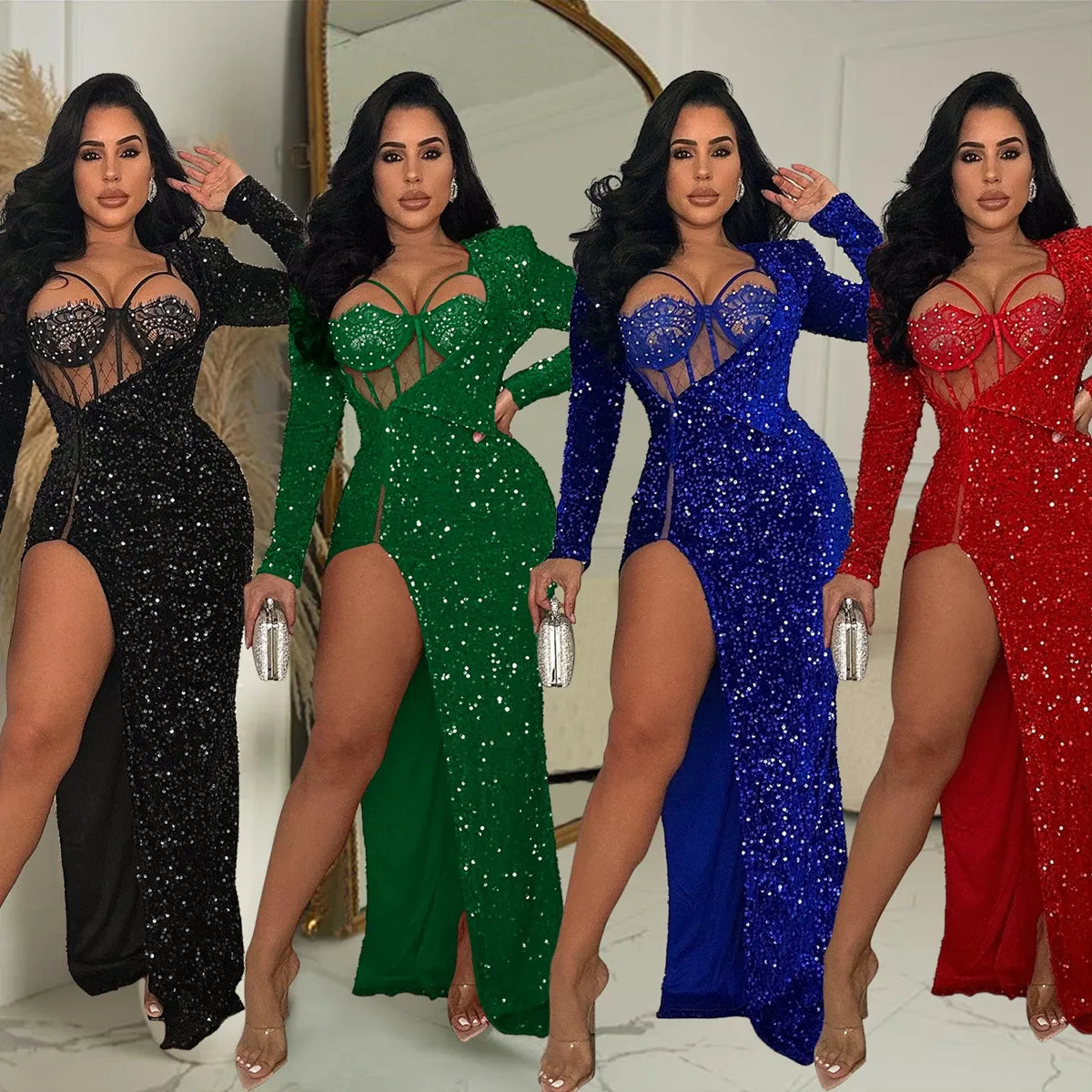 Robe Longue De Marque 2 Pièces