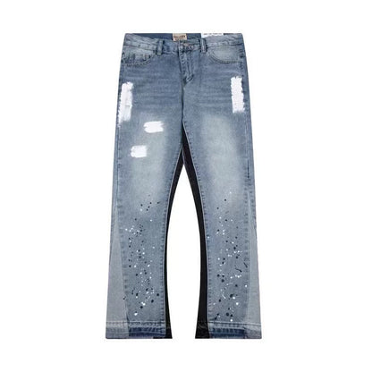 Flared Denim Peint