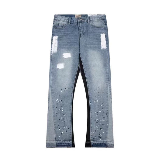 Flared Denim Peint