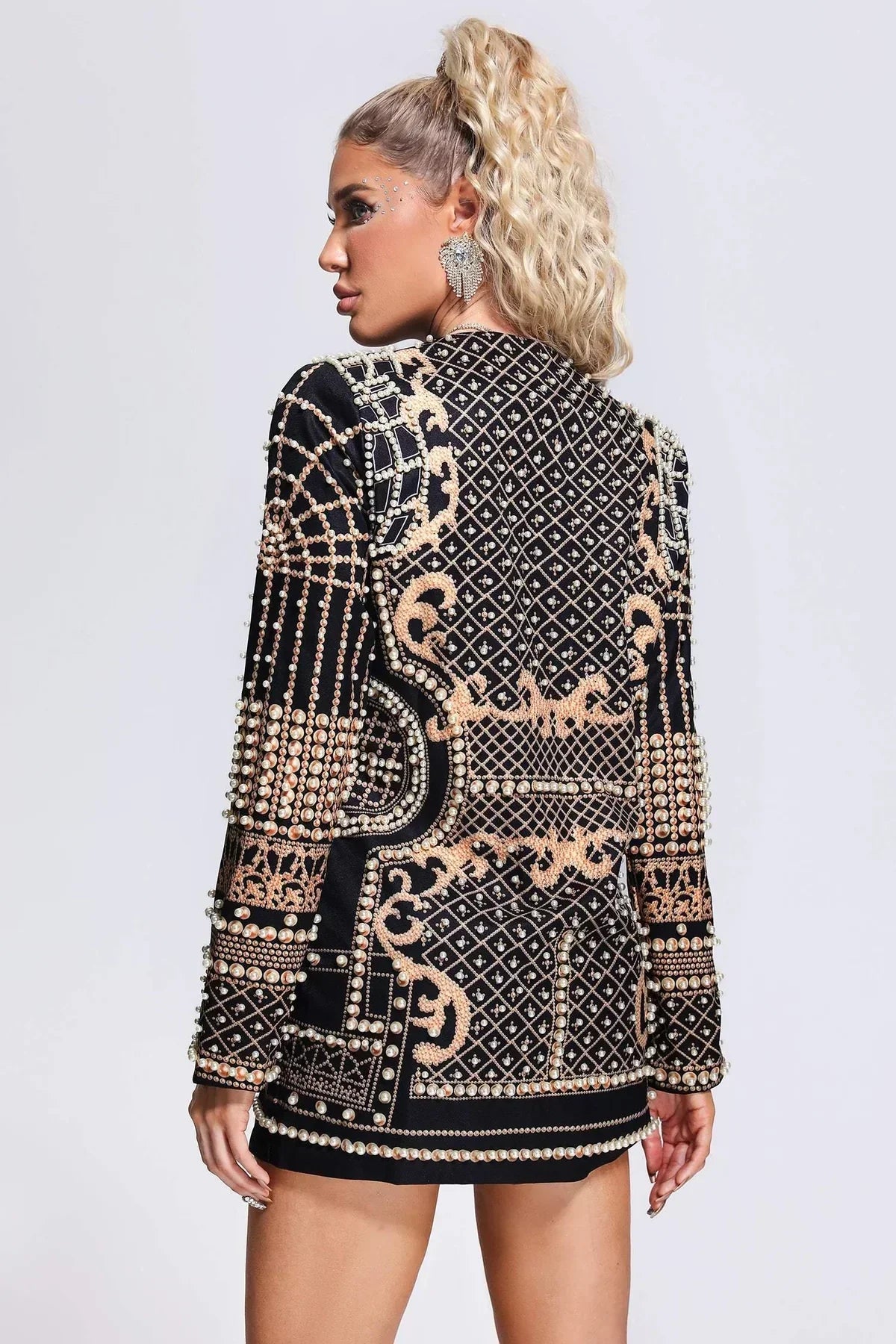 Blazerkleid Dole Pearl en 70 % Baumwolle, Größe S