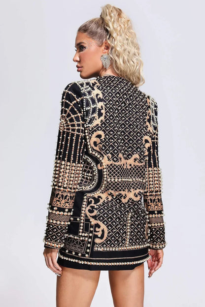 Blazerkleid Dole Pearl en 70 % Baumwolle, Größe S