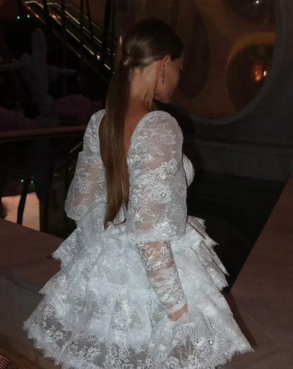Minikleid EYECATCHER avec Bustier et Dentelle