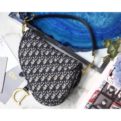Sac à dos Diana en toile bleue 25,5 x 20 x 6,5 cm
