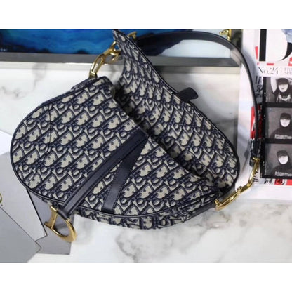Sac à dos Diana en toile bleue 25,5 x 20 x 6,5 cm
