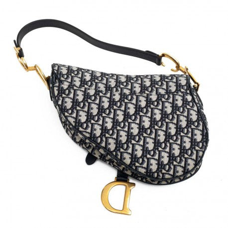 Sac à dos Diana en toile bleue 25,5 x 20 x 6,5 cm