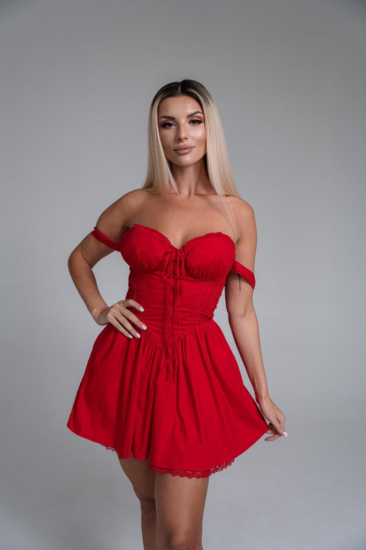 Korsett-Spitzenkleid Aylin pour un Look Élégant