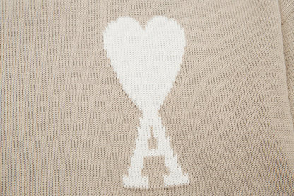 Sweater Cream Unisexe Heart Collection