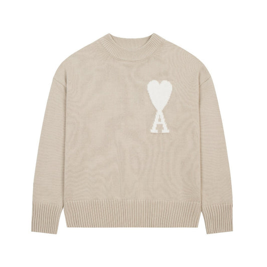Sweater Cream Unisexe Heart Collection