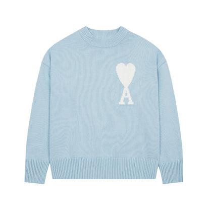 Sweater Unisexe Heart Babyblue