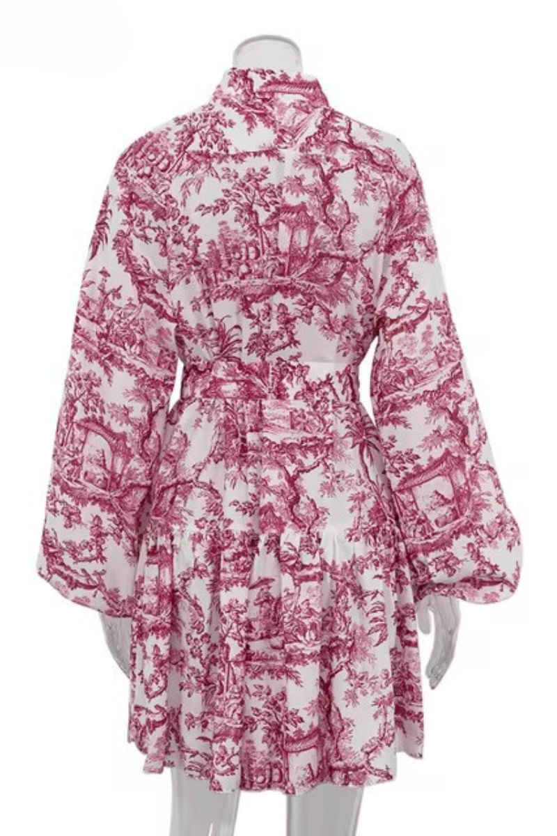Robe DIORA avec motif doux en tissu luxueux