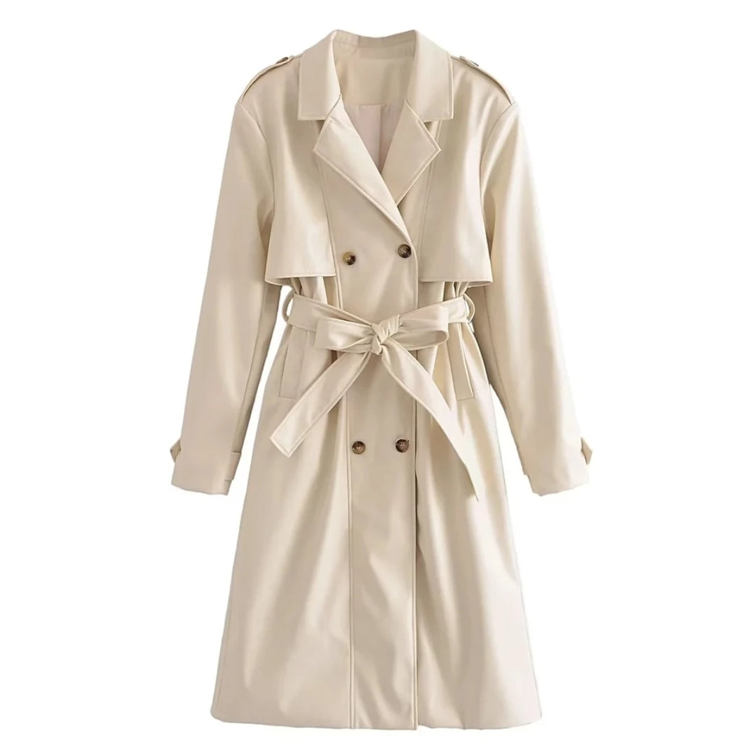 Trenchcoat Ely en matériaux de qualité