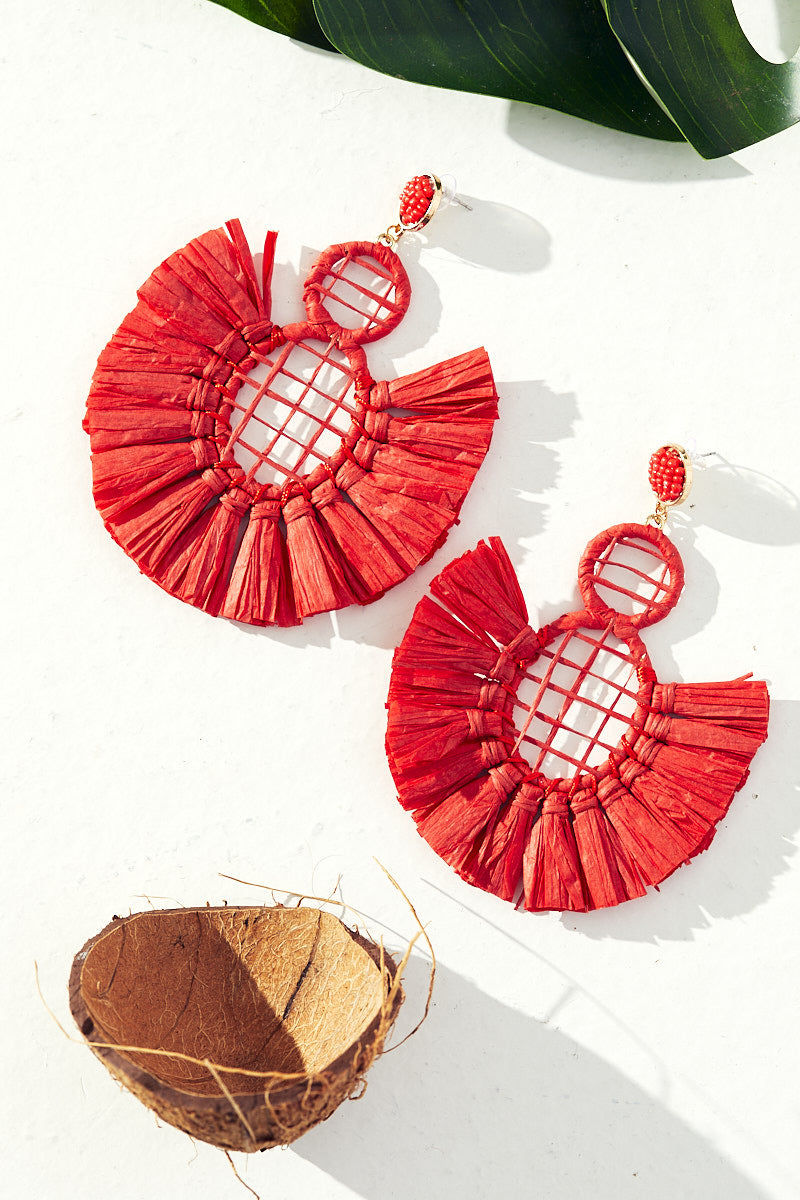 Boucles d'oreilles Boheme en Bast